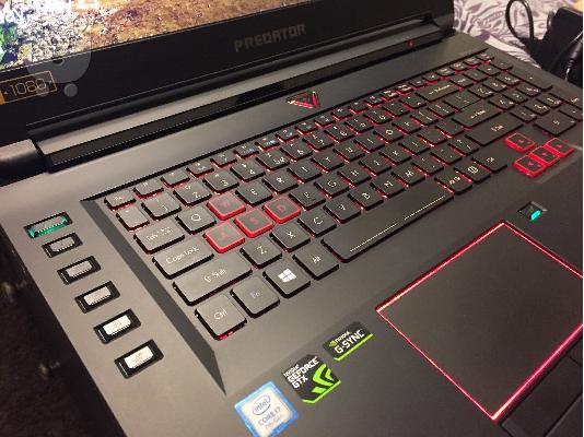 Acer Predator 17X GTX 1080, 32GB Μνήμη